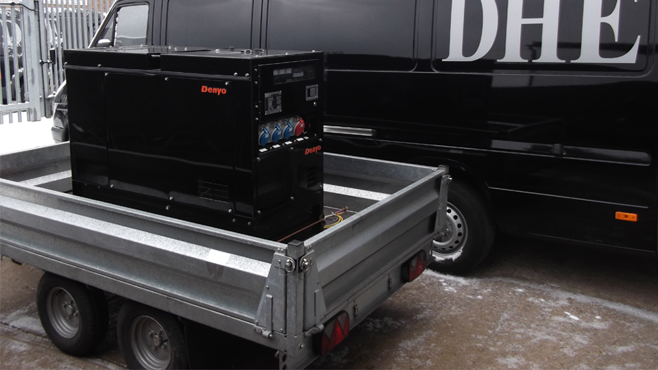 Tyne and Wear Stage Hire 12.5KVA Generator
